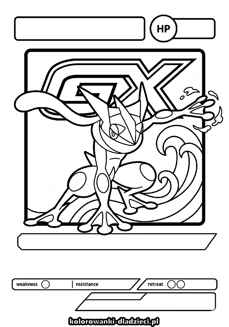 Obrazek do kolorowania dla dzieci: karty pokemon do kolorowania do druku
