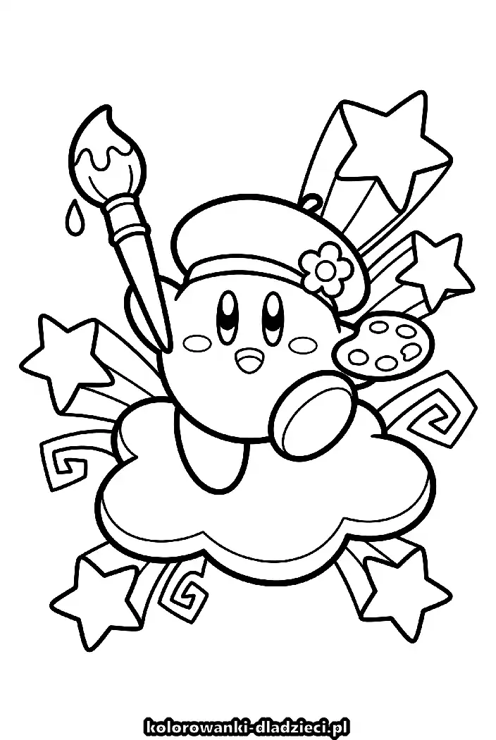 Kirby na kartkę A4