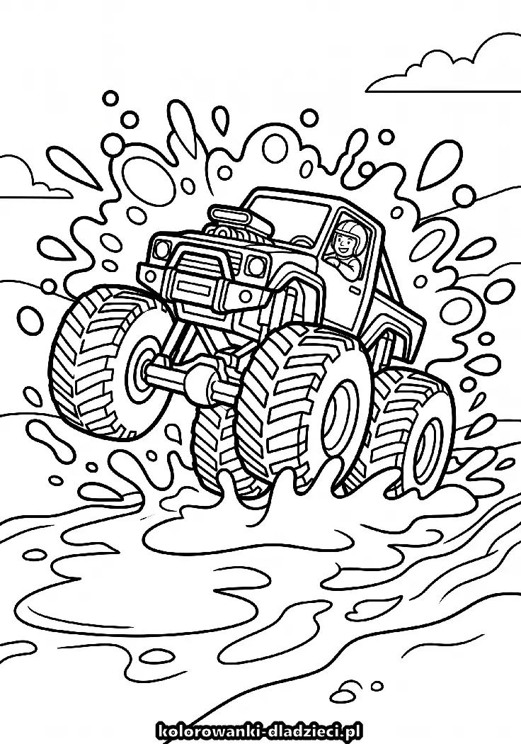 Monster truck na spokojną zabawę