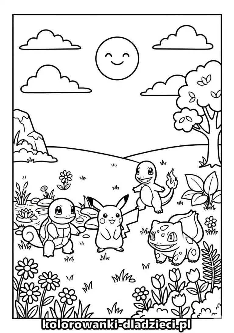 Pokemon do wydruku w domu
