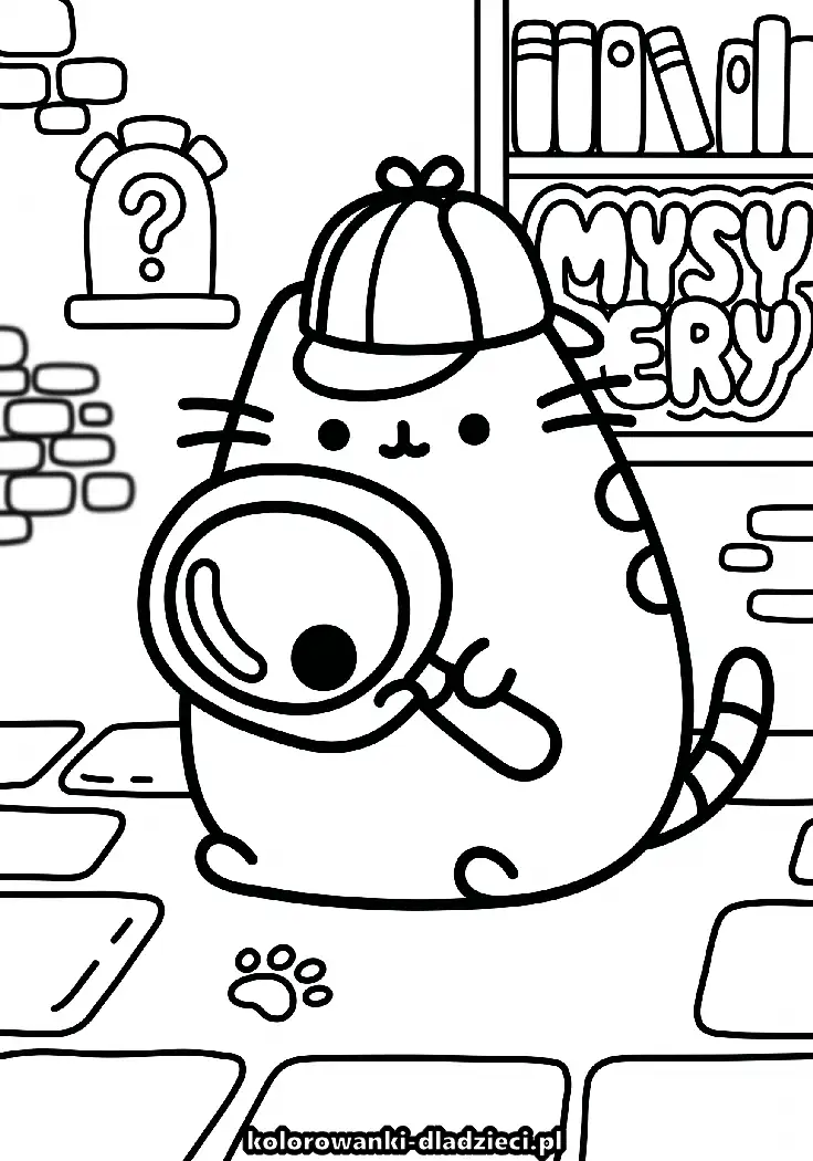 Darmowa kolorowanka pusheen