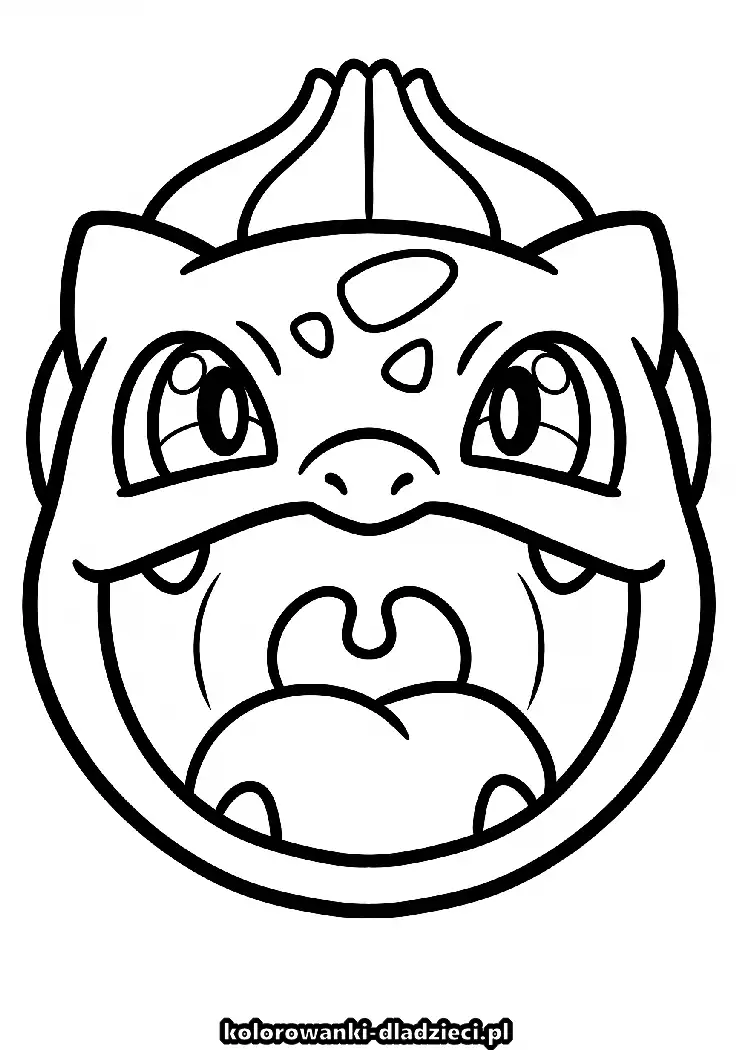 Kolorowanka online do druku bulbasaur do wydruku i kolorowania