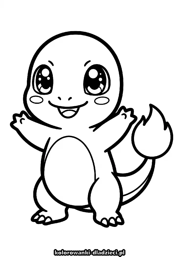 Charmander do wydruku i kolorowania