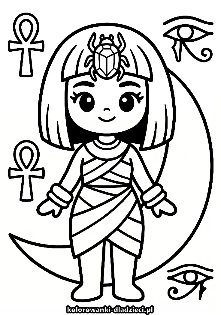 Szczegółowa kolorowanka monster high dla dzieci do druku